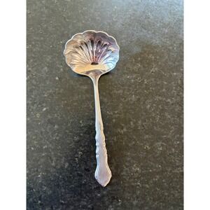 International Stainless Lyon Pattern Sugar Shell Spoon Scalloped Bowl Vintage